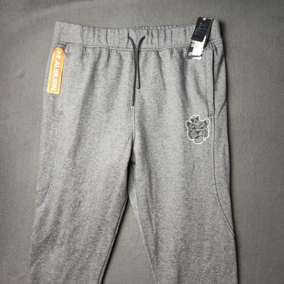 Under Armour Auburn Tigers Pants Men XL On-Field Joggers Snap Cuff Fleece School - Picture 1 of 13